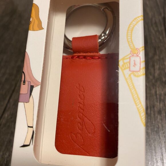 Bagnet Faux Leather Magnetic Bag Holder Dark Red New in Box - Picture 1 of 7